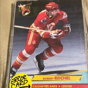 Hockey Trading Card - Red